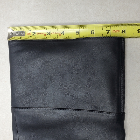 Maurices Over the Knee Boots Black Buckle Design Womens Size 6 - Picture 5 of 12